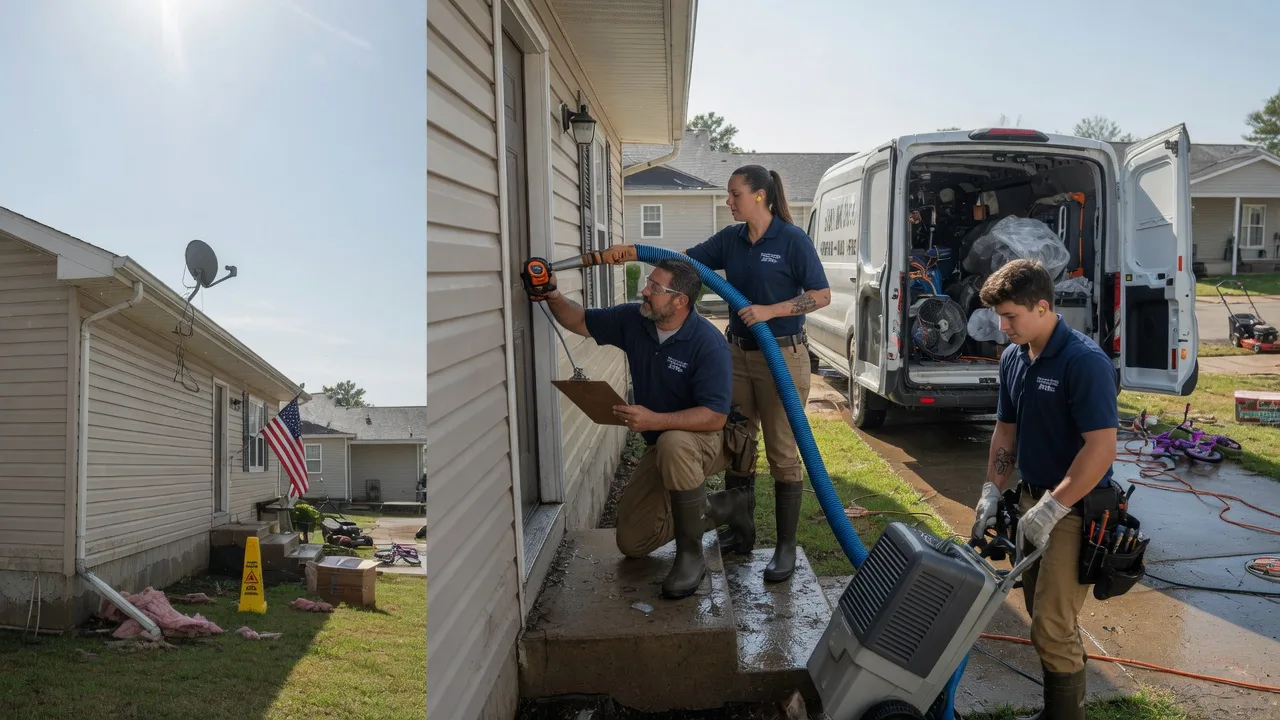 Ceiling Water Damage Restoration in Schoolcraft, MI near me